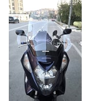 MOTOCAM Honda Silverwing FJS 400 Ön Cam 2001-2012 Model 68cm Şeffaf Renkli 4mm ELCİKLİ