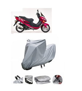 Kanuni Storm 150  Gri Motosiklet Brandası ARKA ÇANTA UYUMLU DEĞİLDİR