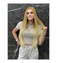 Vip Özel Düz Perçemsiz Peruk Model