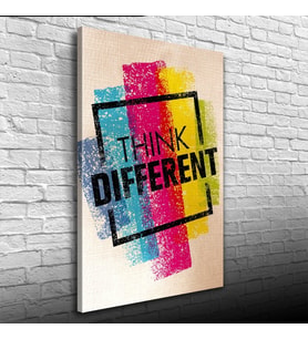 Think Different Afiş Kanvas Tablo 50 x 70