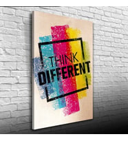 Think Different Afiş Kanvas Tablo 50 x 70