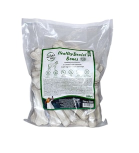 Eco Natura Healty Dental 13 cm Beyaz Pres Kemik 30’lu (1.5 kg)Diş Kaşıma Çiğneme Kemiği