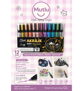 Masis AKRİLİK MARKÖRÜ 12 Lİ