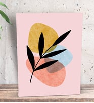 BK Gift Minimalist Style Tasarımlı Dekoratif Mini Kanvas Tablo 15x20cm-1