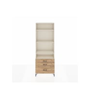 Arges Dolap 4 Raflı 3 Çekmeceli 88x30x243 Aytaşı-Çam