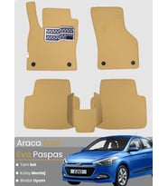 HYUNDAİ i20 (2014-2020) Uyumlu EVA Paspas Tam Set–Araca Özel,Kolay Montaj,Su Geçirmez
