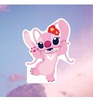 Ayaklı pano Angel (Lilo ve Stitc) Ayaklı Pano 33 cm Doğum Günü Masa Dekoru