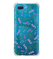 PrintiFy Oppo A12 Uyumlu Water Color 3 Baskılı Şeffaf Köşe Korumalı Antişok Kılıf