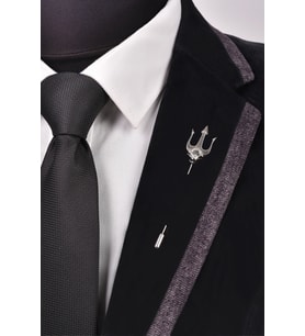 Esgue Poseidon Mızrağı Yaka Broş