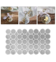 Tahtakale Toptancı Epoksi Silikon Kalıp Tırtıklı Geode Anahtarlık Kalıbı 5.8 CM 40 Lı