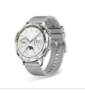 Huawei Watch GT 3 46mm 22mm Uyumlu Kordon Silikon Örgü Desenli Dikişli Zore KRD-102 Kayış