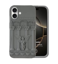 Microsonic Apple iPhone 16 Kılıf Praying Angel Gri (Gri)