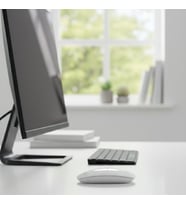Beyaz Renkli Ergonomik Sessiz Kablosuz Mouse – USB Alıcılı, Ofis ve Oyun İçin Konforlu Bilgisayar Faresi MS6310