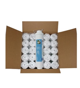 Reverse Osmosis Tezgahaltı Su Arıtma Cihazı Tatlandırıcı Son Karbon Filtre 25'li (Beyaz)
