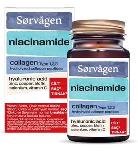 Sorvagen Niacinamide Collagen - Kolajen Hyaluronic Acid Tablet