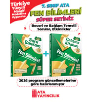 7. Sınıf Fen Bilimleri Süper Set Soru Bankam + Çalışma Kitabım Yeni