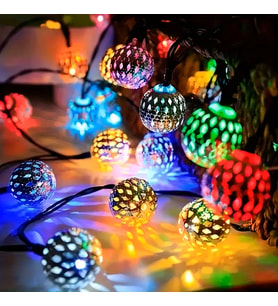 VIP YÜKSEK KALİTE 5 METRE METAL RENKLİ TOP LED IŞIK ULTRA PARLAK RENKLİ LED IŞIK YILBAŞI NOEL IŞIĞI