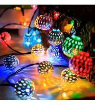 VIP YÜKSEK KALİTE 5 METRE METAL RENKLİ TOP LED IŞIK ULTRA PARLAK RENKLİ LED IŞIK YILBAŞI NOEL IŞIĞI