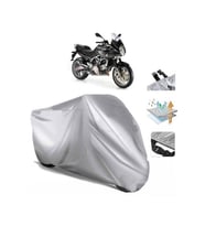 Aprilia Mana 850  Arka Çanta (bağlantı Tokalı) Uyumlu SolarBlock Prime Motosiklet Brandası Örtüsü (Siyah)