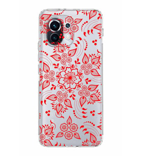 Xiaomi  Mi 11  Kamera Korumalı Kapak Nostalji Desen Tasarımlı Şeffaf  Kılıf