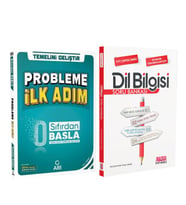 Arı Yayınları 0 Sıfırdan Başla Probleme İlk Adım ve AKM Dil Bilgisi Soru Bankası Seti 2 Kitap