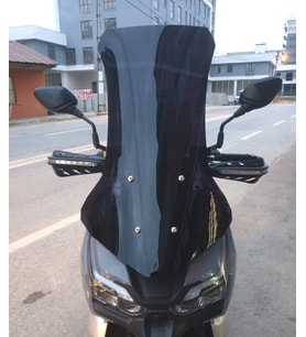 MOTOCAM RKS Freccia Ön Cam 2022-2026 Model 75cm Alt Geniş Siyah Renkli 4mm UZUN