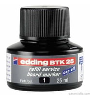 Edding BTK 25 Siyah Tahta Kalemi Yedek Mürekkebi