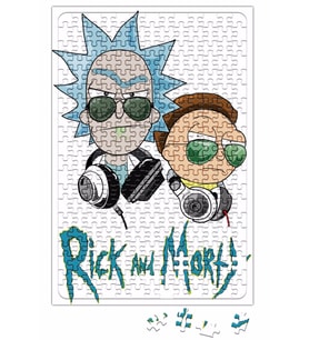 Rick And Morty Dj Puzzle 240 Parça Yapboz