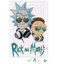 Rick And Morty Dj Puzzle 240 Parça Yapboz