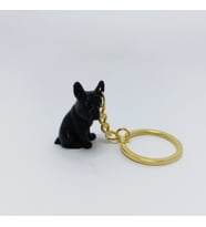 French Bulldog Siyah - Anahtarlık