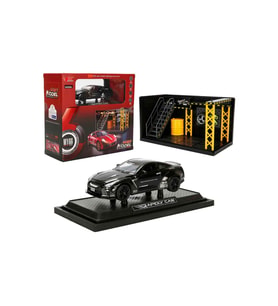 1:32 Nissan GT-R Sesli Işıklı Die-Cast Model Araba ve Tamir Atölyesi Seti (Çok Renkli)