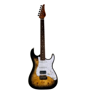 Jet JS-450 QTB R HSS Elektro Gitar (Transparent Brown)