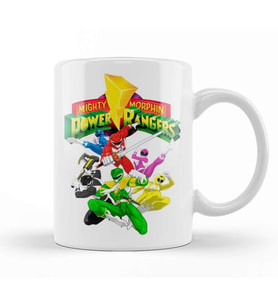Power Rangers Action Kupa Bardak Porselen