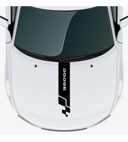 Dodge Tüm Modellerine Uyumlu Oto Kaput Şerit Sticker 60 X 15 Cm