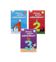 3+ Yaş Zihinsel Gelişim Etkinlikleri - 3 Kitap Set
