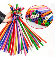 VIP 100 PCS SAUSAGE BALLOON MIXED COLOR VIP KALİTE 100 ADET SOSİS BALON KARIŞIK RENKLİ SOSİS BALON