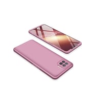 Oppo Reno 4 Lite Uyumlu Kılıf Zore Ays Kapak (Rose Gold Altın)