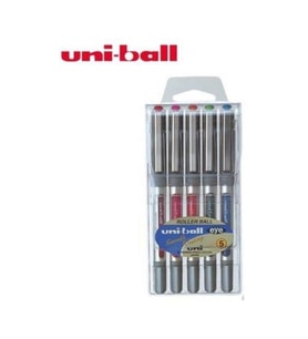 Uni-Ball Roller Kalem Eye Fine Bilye Uç 0.7 MM 5 Li Karışık Renk UB-157