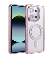 Redmi 15C 4G Joke Simli Magneticsafe Kılıf - Pembe