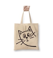 Surprise Cats ŞaşkınKedi Beyaz Bez Çanta Uzun Saplı Alışveriş Çantası Plaj Çantası