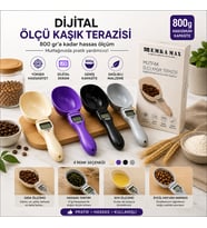Dijital Ölçü Kaşığı - Terazili - 800 gr Ölçme Kapasitesi