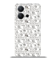 Vivo Y36 Kapak HD Renkli Dizayn Silikon Kılıf - Element Tablosu