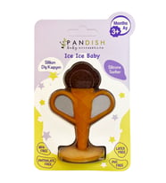 Pandish Ice Ice Baby Silikon Diş Kaşıyıcı Yeşil (Kahverengi)