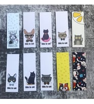 Karışık Kedi Astronot Gözlüklü Kitap Ayraç Set PYTKAYR37