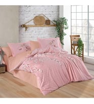 Hobby Çift Kişilik Poplin Nevresim Takımı Missy Pudra