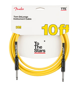 Fender 0990810263 Tom DeLonge To The Stars Enstrüman Kablosu (3m - Graffiti Yellow) Tom DeLonge İmzalı Sarı Renk Dayanıklı ve Şık Tasarım