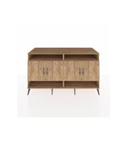 Kronos Konsol 6 Raflı 4 Kapaklı 176x59x99 Çam-Çam/Aytaşı