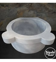 Sipahi Marble Afyon Bulutlu Mermer Düz Kurna
