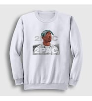 Presmono Unisex Beyaz 2pac Tupac Shakur Sweatshirt 45441tt