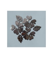 GEYİK001 MODEL MODERN DUVAR DEKORASYON SÜS AKRİLİK KIRMIZI RENK 25 CM